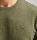 Superdry - Men's Vintage Logo Embroidered Langærmet T-shirt - Herre - Thrift Olive Marl