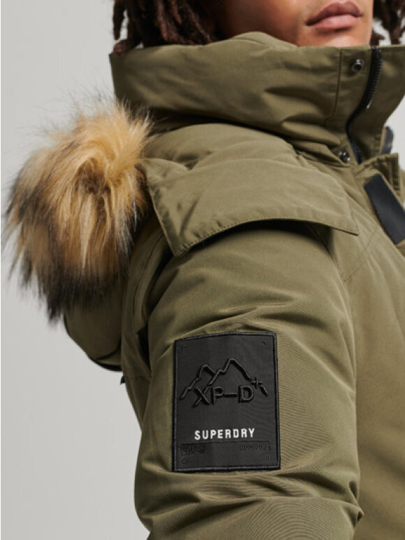 Superdry - Code XPG Everest Parka til mænd, Khaki - 2022