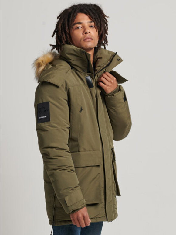 Superdry - Code XPG Everest Parka til mænd, Khaki - 2022