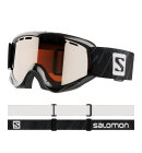 Salomon - Junior Juke Skibriller - Børn - Black/Solar Green
