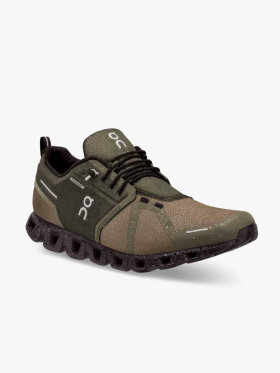 On - Men's Cloud 5 Waterproof Sneakers - Herre - Olive/Black