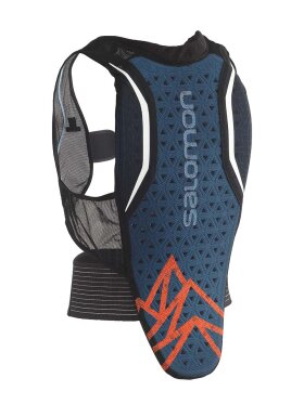 Salomon - Flexcell Pro Junior Rygskjold - Børn - Black/Orange