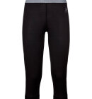 Odlo - Women's Natural Merinould 3/4 Base Layer Skiunderbukser - Dame - Black 