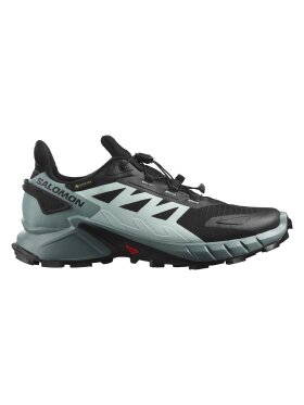 Salomon - Women's Supercross 4 Gore-Tex Sneakers - Dame - Black/Trellis/Yucca