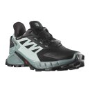 Salomon - Women's Supercross 4 Gore-Tex Sneakers - Dame - Black/Trellis/Yucca