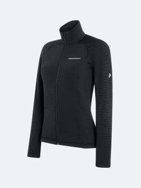 Peak Performance - Women's Full-Zip Midlayer - Dame - Black