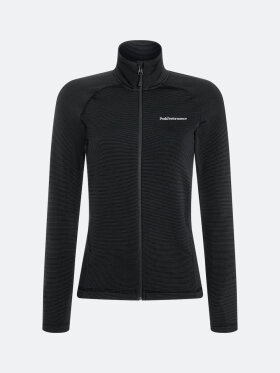 Peak Performance - Women's Full-Zip Midlayer - Dame - Black