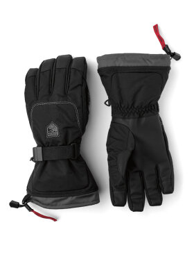 Hestra - Gauntlet Sr. 5-finger Skihandske - Unisex - Black 