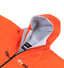 Dryrobe - Advanced Long Sleeve Surf Poncho | Voksne | Orange/Grey