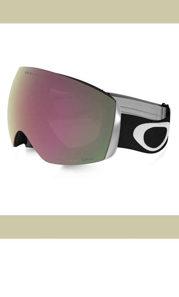 Oakley - Flight Deck XL (7050) Skibriller | Matte Black/Prizm Hi Pink Iridium