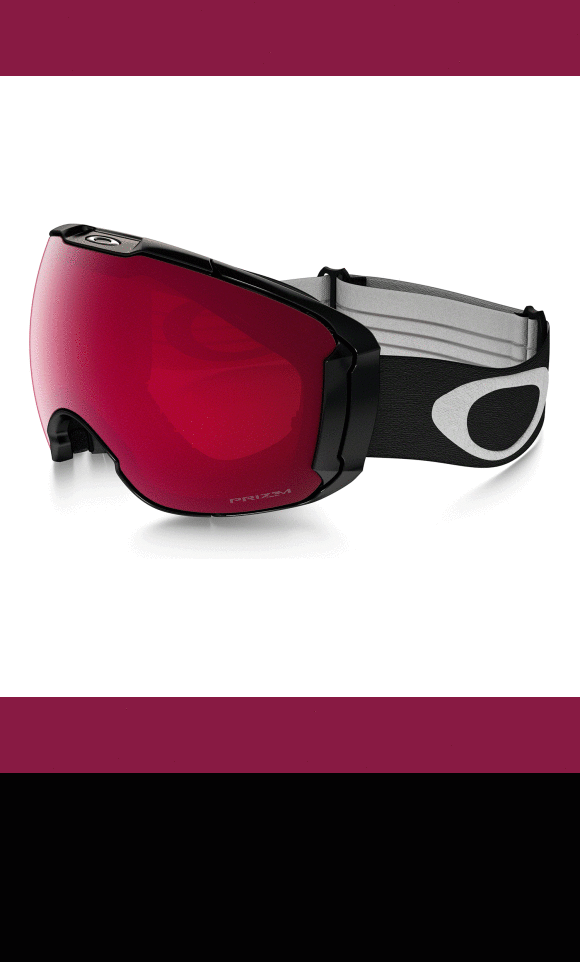 Oakley - OAKLEY AIRBRAKE XL POL BLACK M/PRIZM ROSE & DARK GREY (7071-05)