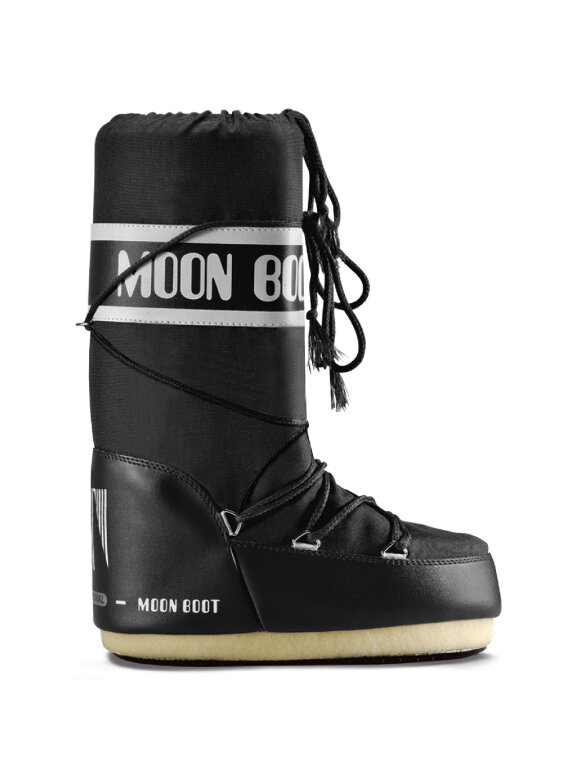 Moon Boot - Moon Boot Classic Junior Nylon Støvler - Børn - Sort