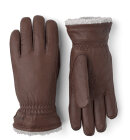 Hestra - Deerskin Primaloft Handsker - Unisex - Chokolate