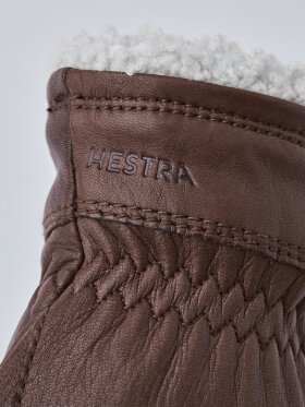Hestra - Deerskin Primaloft Handsker - Unisex - Chokolate