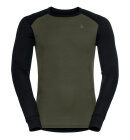 Odlo - Men's Active Warm Eco Skiundertøjssæt - Herre - Black/Green