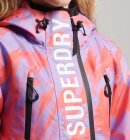 Superdry - Women's Rescue Skijakke - Dame - Brush Camo Lilac