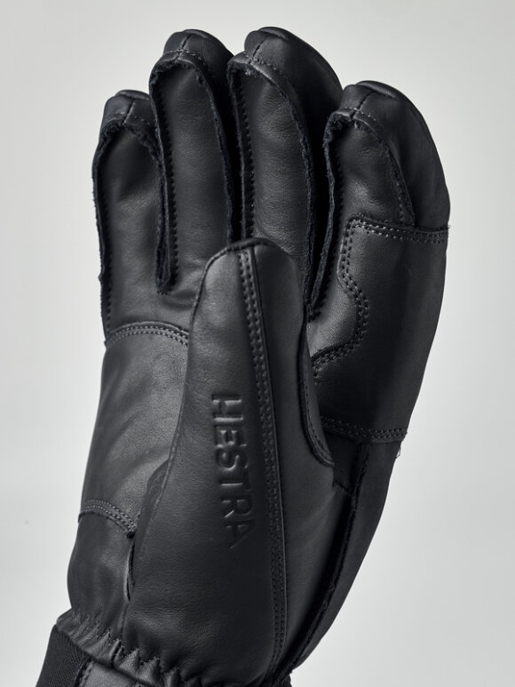ubrugt Forslag Elektrisk Hestra Fall Line Leather 5-finger Skihandsker (black) - Fri fragt