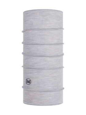 Buff - Junior Lightweight Merino-uld Halsedisse - Børn - Solid Light Grey