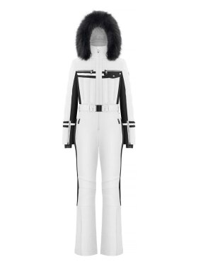 Poivre Blanc - Women's Stretch Ski Overall Heldragt - Dame - Multi White Poivre Blanc - Women's Stretch Ski Overall Heldragt - Dame - Multi White