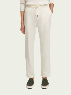 Scotch & Soda - Men's Warren Straight Leg Hørbukser - Herre - White