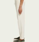 Scotch & Soda - Men's Warren Straight Leg Hørbukser - Herre - White