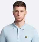 Lyle & Scott - Men's Plain Polo Shirt - Herre - Light Blue