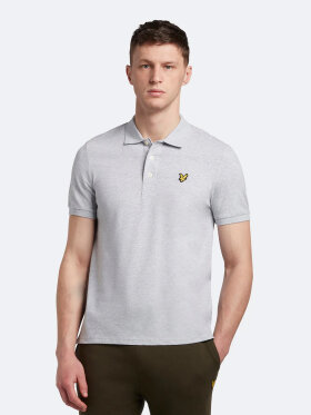 Lyle & Scott - Men's Plain Polo Shirt - Herre - Light Grey