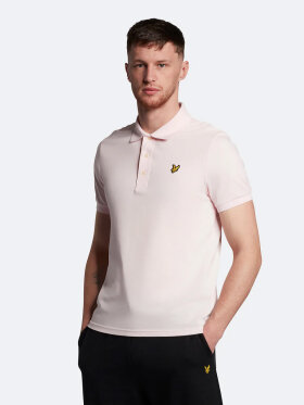 Lyle & Scott - Men's Plain Polo Shirt - Herre - Light Pink