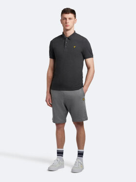 Lyle & Scott - Men's Plain Polo Shirt - Herre - Charcoal 