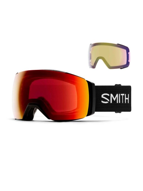 Smith - I/O MAG XL Skibriller - Unisex - Black/Red