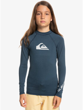 Quiksilver - Kid's All Time Long Sleeve UV trøje - Børn - Navy Blazer