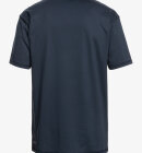 Quiksilver - Men's Solid Streak Short Sleeve UV-trøje - Herre - Navy Blazer