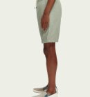 Scotch & Soda - Men's The Fave Hør Bermuda Shorts - Herre - Army