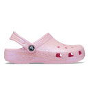 Crocs - Kids/Toddler Classic Glitter Clog - 19-33 - Flamingo