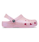 Crocs - Kids/Toddler Classic Glitter Clog Crocs - Børn (19-33) - Flamingo