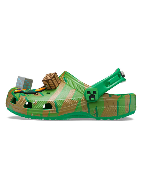 Crocs - Kids' Minecraft Elevated Clog Sandaler - Børn - Multi