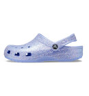 Crocs - Kids/Toddler Classic Glitter Clog - 19-35 - Moon Jelly