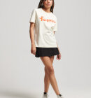 Superdry - Women's Vintage Shadow T-Shirt - Dame - Midwest Cream