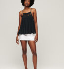 Superdry - Women's Vintage Halter Cami Top - Dame - Eclipse Navy