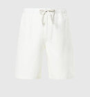 North Sails - Men's Paul Washed Bomuld-hør Shorts - Herre - White