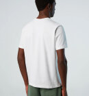 North Sails - Men's T-shirt With Felt Patch - Herre - White