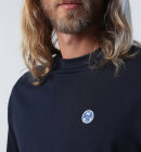 North Sails - Men's Long Sleeved Top with logo T-shirt - Herre - Navy Blue