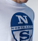 North Sails - Men's T-shirt med Maxi Logo - Herre - White