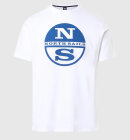 North Sails - Men's T-shirt med Maxi Logo - Herre - White