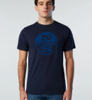 North Sails - Men's T-shirt med Maxi Logo - Herre - Navy
