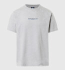 North Sails - Men's T-shirt With Chest Print - Herre - Grey Melange