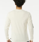 Rip Curl - Men's Fade Out Icon Long Sleeve T-shirt - Herre - Bone (white)