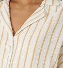 Rip Curl - Women's Premium Surf Stripe Short Sleeve Skjorte - Dame - Gold