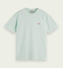 Scotch & Soda - Regular Fit Garment-dyed T-shirt - Herre - Mint