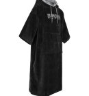 Klitmøller Rig Wear - Frotté Surfer Poncho - Unisex - Black